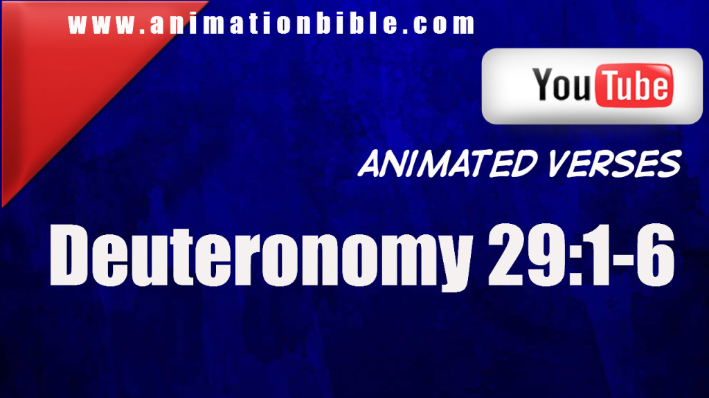 Deuteronomy chapter 29 verser 1 to 6
