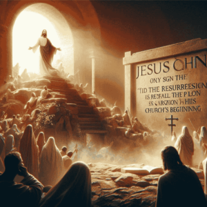 Jesus’ Only Sign: Discover the Resurrection and Birth of His Church