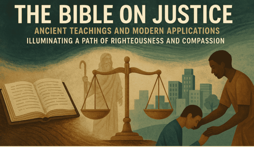 The Bible on Justice The Bible on Justice