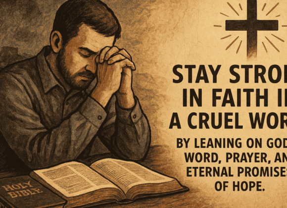 Stay strong in Faith in a cruel world