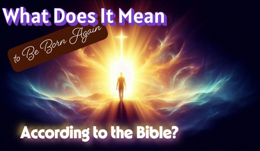 A person emerging from darkness into light, symbolizing spiritual rebirth and new life in Christ.